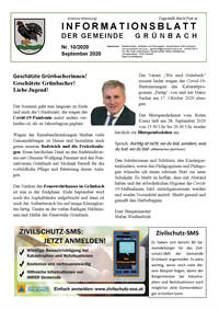 Informationsblatt 10/2020