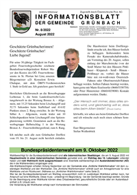 Informationsblatt Nr. 4/2022