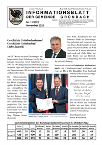 Informationsblatt Nr. 11/2022