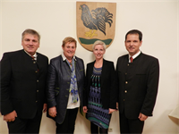 5 Bürgermeister Weißenböck, Landtagsabgeordnete Jachs, Vizebürgermeisterin Friesenecker, Bürgermeister Jachs aus Freistadt.JPG